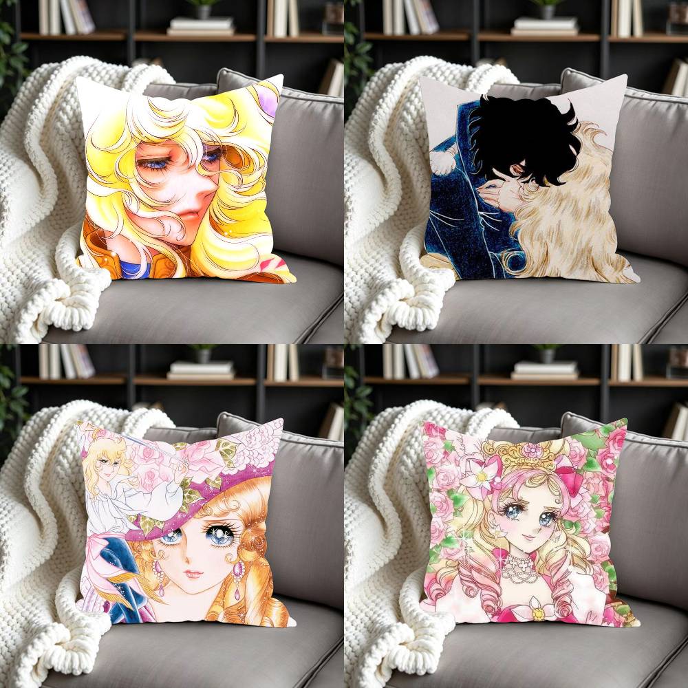Versailles Home Textiles - Capa de almofada com estampa dupla