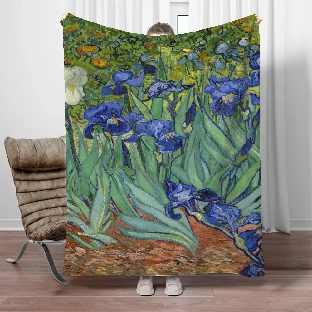 Home Textiles Paris - Cobertor Van Gogh Boho para sofá