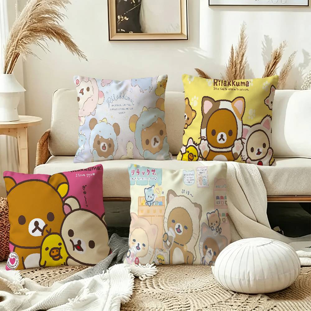 Home Textiles And Furnishing - Capa de Almofada Rilakkuma Fofa para
