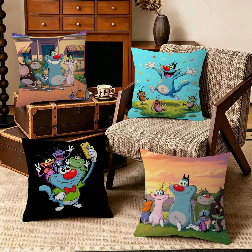 Home Textiles Inc - Oggy and the C-Cockroaches Capa de