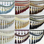 Home Textiles And Furnishing - Grânulos borla franja afiação guarnição 1m