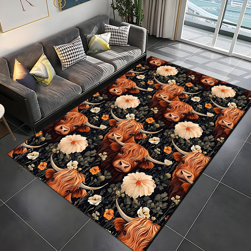 Highland Home Textiles - Tapete de área de impressão de