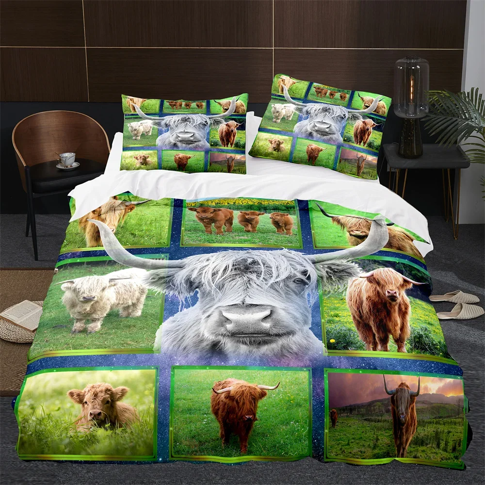 Highland vaca gado fazenda ani - Highland Home Textiles avaliação e preço
