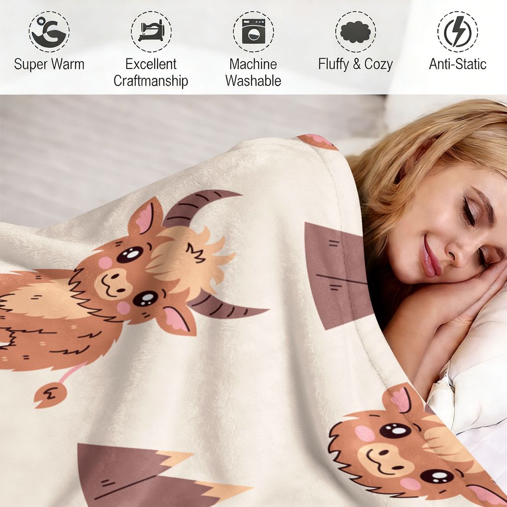 Cobertor de flanela com estamp - Highland Home Textiles avaliação e preço