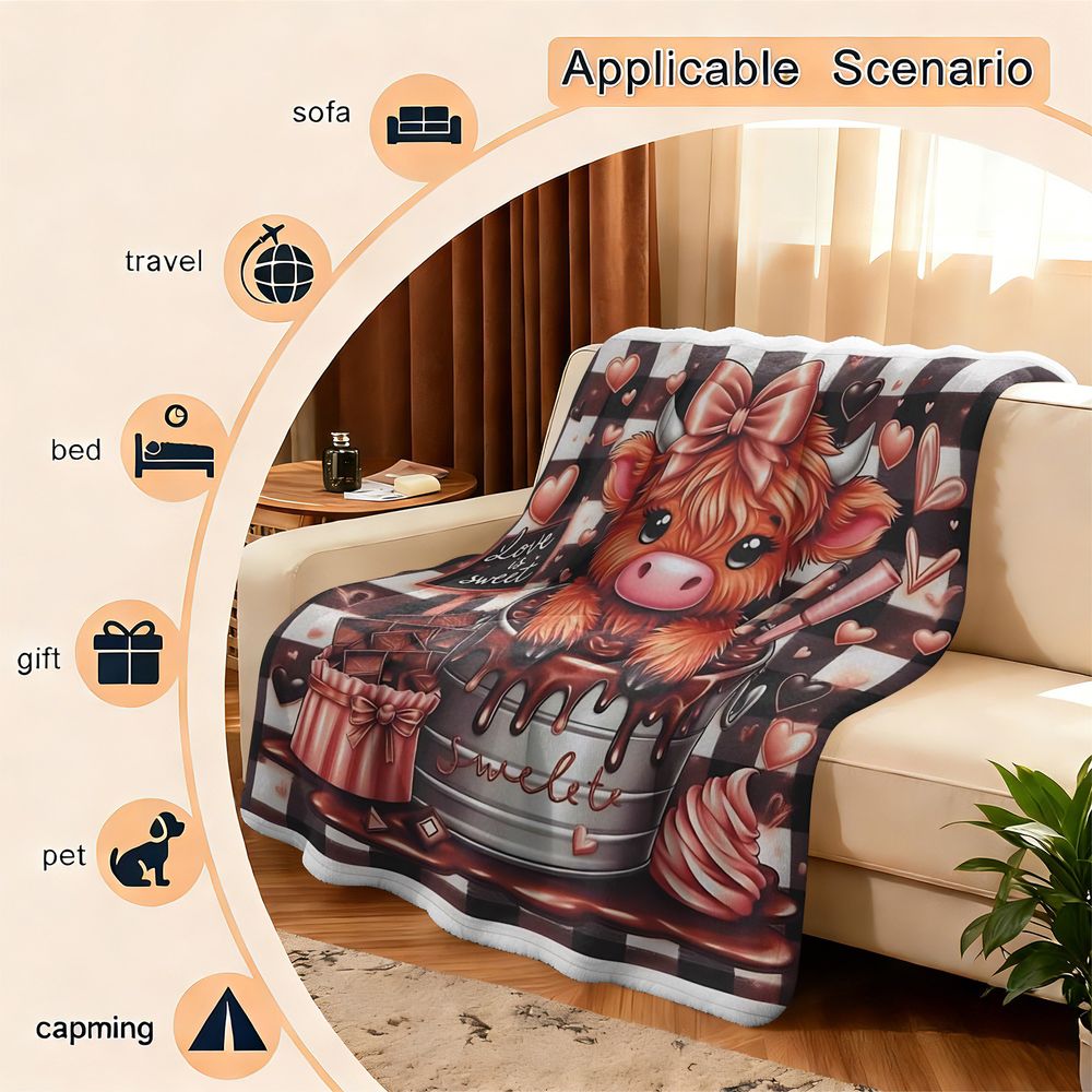 Cobertor de Flanela com Estamp - Highland Home Textiles avaliação e preço