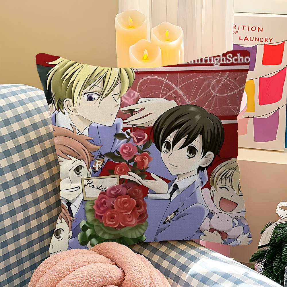 Capa de Almofada Anime Ouran H - Home Textiles And Furnishing avaliação e preço
