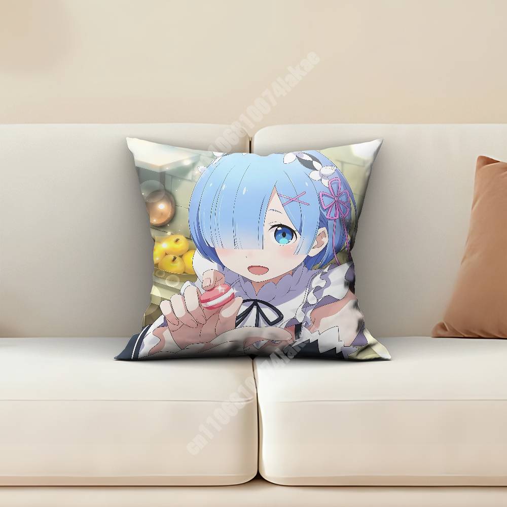 Capa de almofada Rem Re Zero,  - Home Textiles And Furnishing avaliação e preço
