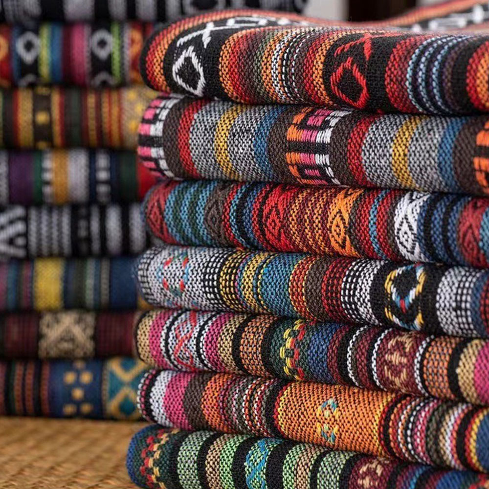 Saco étnico cortina de algodão - Linum Home Textiles avaliação e preço