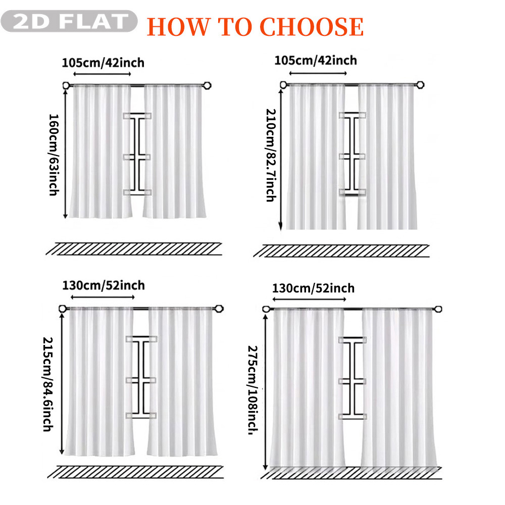 Cortinas Transparentes Planas  - Home Textile avaliação e preço