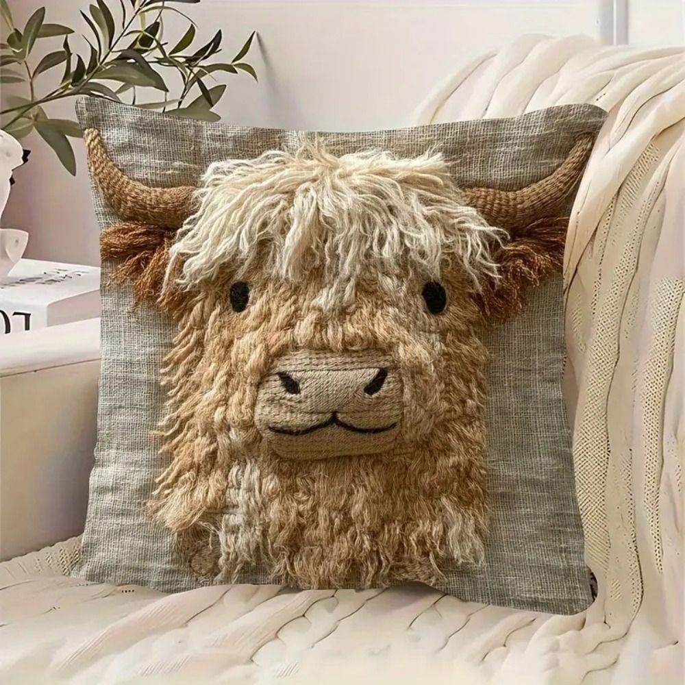 Capa de Almofada 45cm com Esta - Highland Home Textiles avaliação e preço