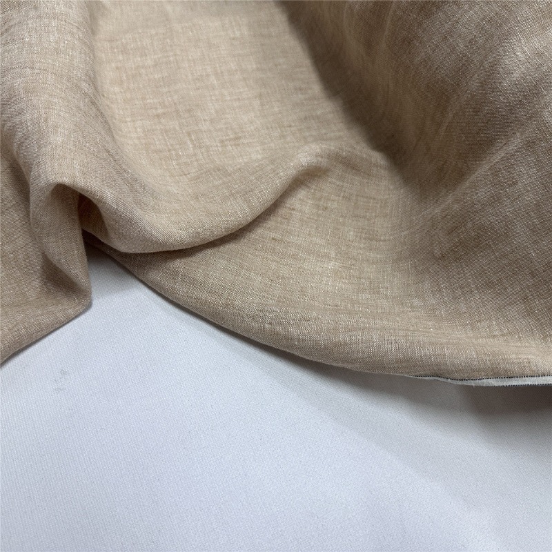 Tecido de Linho Puro Marrom Cl - Linum Home Textiles avaliação e preço