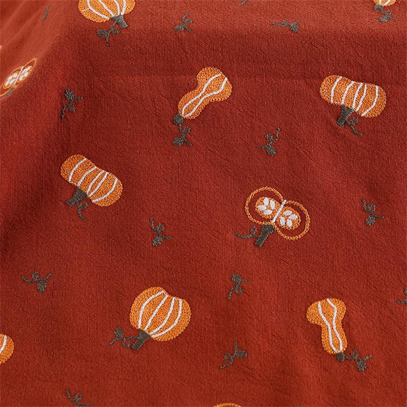 Tecido De Algodão Bordado Abób - Linum Home Textiles avaliação e preço