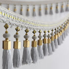 Grânulos borla franja afiação  - Home Textiles And Furnishing avaliação e preço