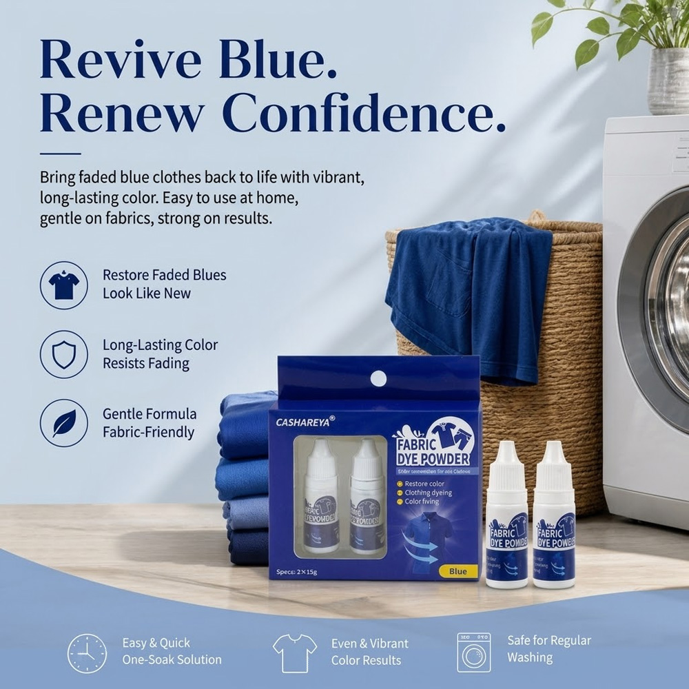 CASHAREYA Pó de Corante Azul p - Linum Home Textiles avaliação e preço