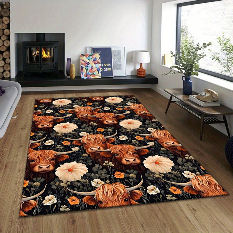 Tapete de área de impressão de - Highland Home Textiles avaliação e preço