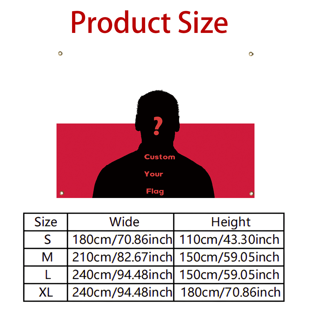 1Pc Bandeira Personalizada de  - Home Textile avaliação e preço