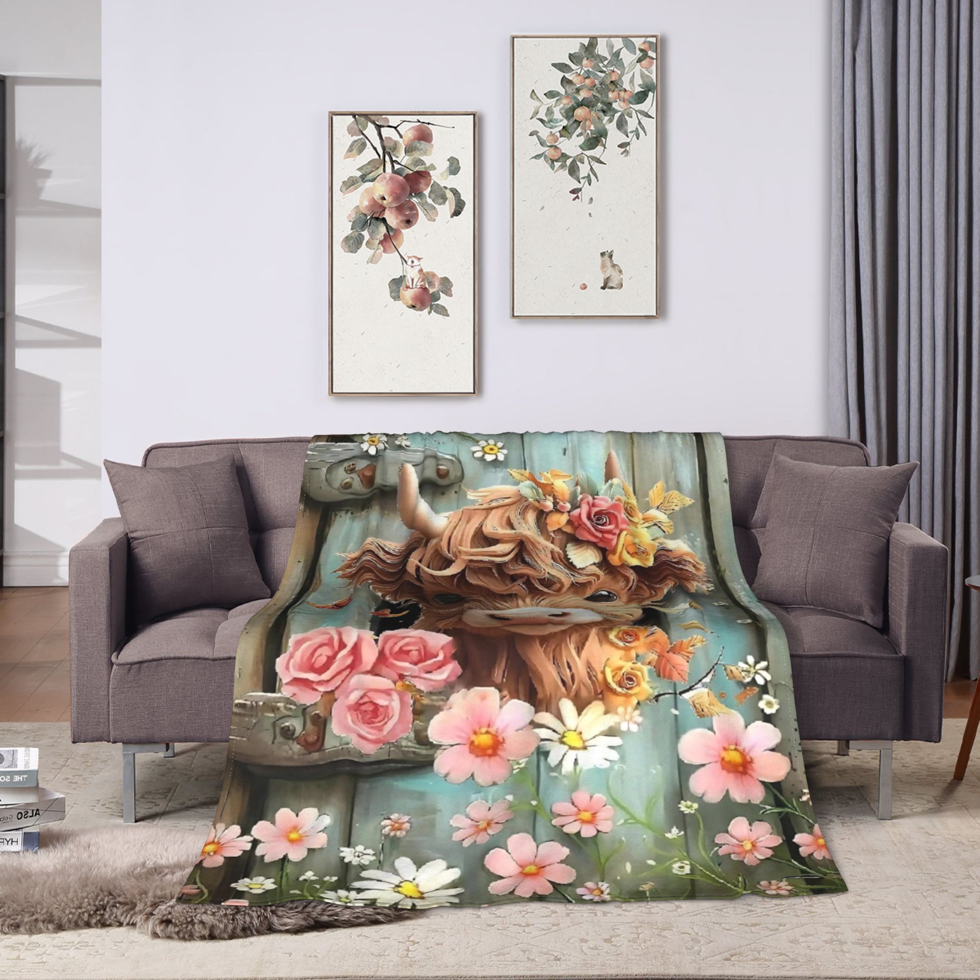 Cobertores Florais Boho Highla - Highland Home Textiles avaliação e preço