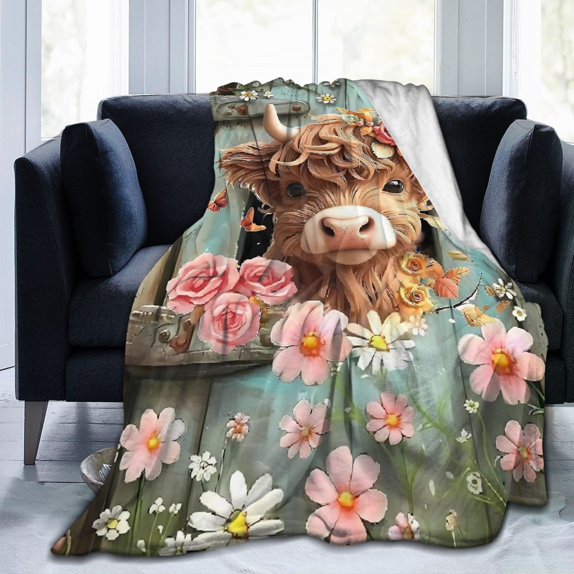 Cobertores Florais Boho Highla - Highland Home Textiles avaliação e preço