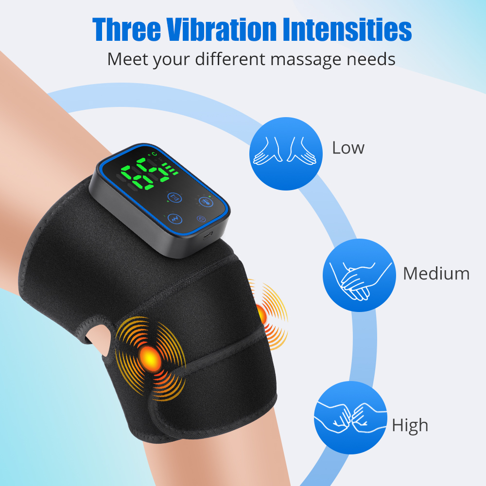 3-em-1 joelho massageador app  - Heated Pad Electric avaliação e preço