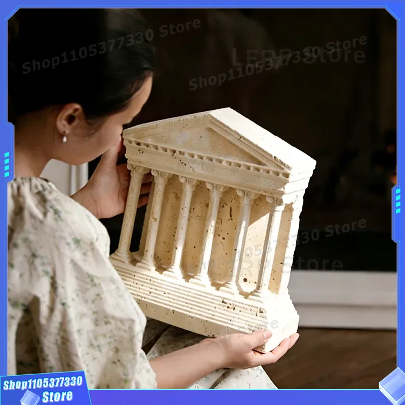 Ornamento de Pedra Travertino  - Home Textiles And Furnishing avaliação e preço