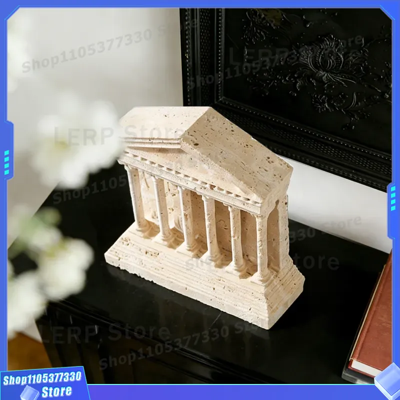 Ornamento de Pedra Travertino  - Home Textiles And Furnishing avaliação e preço